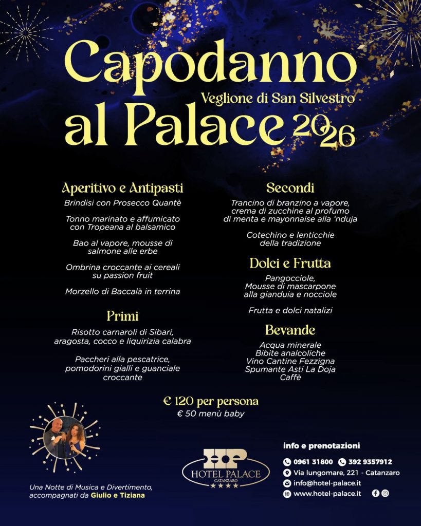 Capodanno 2026 al Palace!
